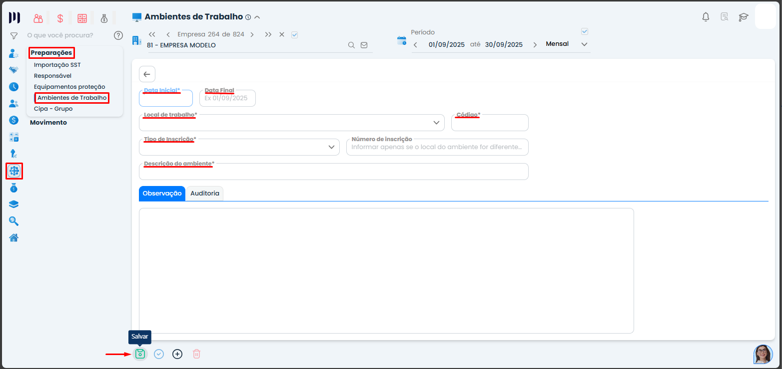 A imagem mostra o que preencher para ajustar a estrutura do arquivo XML está em desconformidade com o esquema XSD.