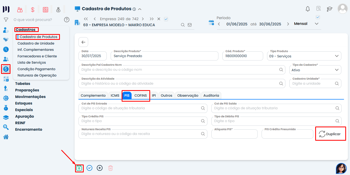 Essa imagem te mostra onde você deve acessar passo a passo.